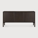 Pi Sideboard | Varnished Teak | Dark Brown | 3 Doors
