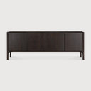 Pi Sideboard | Varnished Teak | Dark Brown | 4 Doors
