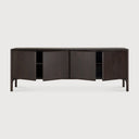 Pi Sideboard | Varnished Teak | Dark Brown | 4 Doors