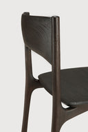 Pi Dining Chair | Varnished Teak | Dark Brown