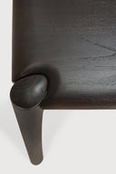 Pi Dining Table | Varnished Teak | Dark Brown | Rectangular | 79" X 37"