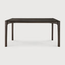 Pi Dining Table | Varnished Teak | Dark Brown | Rectangular | 63" X 31"