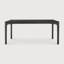 Pi Dining Table | Varnished Teak | Dark Brown | Rectangular | 71" X 35"