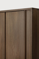 Pillar Sideboard | Varnished Teak | Wild Brown | 4 Doors