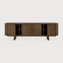 Pillar Sideboard | Varnished Teak | Wild Brown | 4 Doors