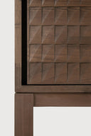 Sono Sideboard | Varnished Teak | Light Brown | 2 Doors | 3 Drawers