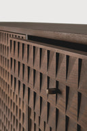 Sono Sideboard | Varnished Teak | Light Brown | 2 Doors | 3 Drawers