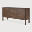 Sono Sideboard | Varnished Teak | Light Brown | 2 Doors | 3 Drawers
