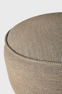 Donut Outdoor Pouf | Mocha Check Fabric | Xl
