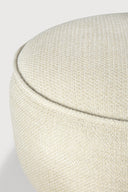 Donut Outdoor Pouf | Natural Check Fabric | Xl