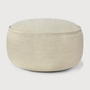 Donut Outdoor Pouf | Natural Check Fabric | Xl