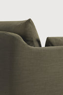 Weave Sofa | Green Fabric | 3 Seater | Removable Cover