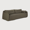 Weave Sofa | Green Fabric | 3 Seater | Removable Cover