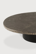 Slice Coffee Table | Varnished Minerals | Ray Whisky | Oval | 54" X 48"