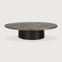 Slice Coffee Table | Varnished Minerals | Ray Whisky | Oval | 54" X 48"