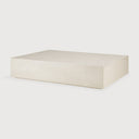 Elements Coffee Table | Varnished Microcement | Off White | Rectangular