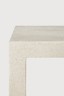 Elements Console | Varnished Microcement | Off White