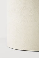 Elements Dining Table | Varnished Microcement | Off White | Round | 59" X 59"