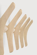 Pi Wall Coat Rack | Varnished Sycamore