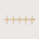 Pi Wall Coat Rack | Varnished Sycamore