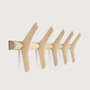 Pi Wall Coat Rack | Varnished Sycamore