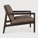 Jack Lounge Chair | Varnished Mahogany | Dark Brown | Terra Nubuck Leather