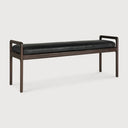 Jack Bench | Varnished Mahogany | Dark Brown | Carbone Leather