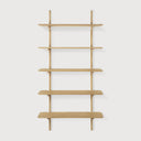Pi Wall Shelf | Oak | 5 Shelves