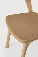 Bok Dining Chair | Varnished Oak | Sienna Leather
