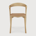 Bok Dining Chair | Varnished Oak | Sienna Leather