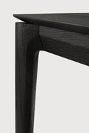 Bok Dining Table | Varnished Oak | Black | Rectangular | 63" X 31"