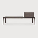 Bok Extendable Dining Table | Varnished Oak | Brown | Rectangular | 79"|118" X 39"