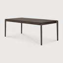Bok Extendable Dining Table | Varnished Oak | Brown | Rectangular | 79"|118" X 39"