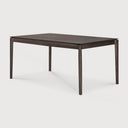 Bok Extendable Dining Table | Varnished Oak | Brown | Rectangular | 63"|94" X 35"