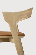 Bok Counter Stool | Varnished Oak | Cognac Leather