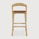 Bok Bar Stool | Varnished Oak | Cognac Leather