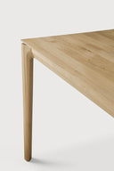 Bok Extendable Dining Table | Varnished Oak | Rectangular | 47"|71" X 35"