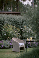 Cambria Dining Chair in Canvas Canvas w/ Self Welt