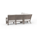 Laguna Sectional in Canvas Flax, No Welt