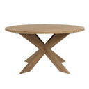 Coastal Teak 56" Round Dining Table