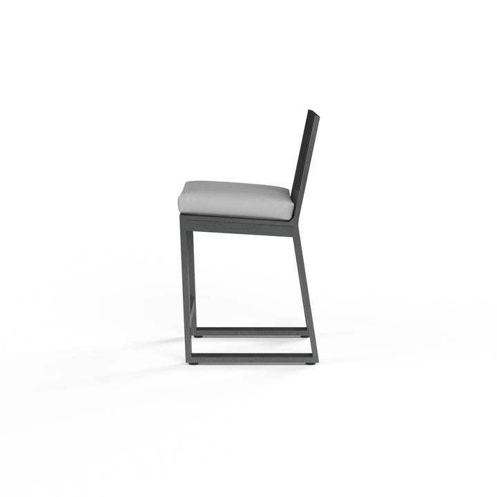 Redondo Barstool in Cast Silver