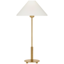 Hackney 24" Cordless Buffet Lamp | Hand-Rubbed Antique Brass | Linen Shade