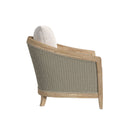 Cambria Club Chair in Canvas Canvas w/ Self Welt