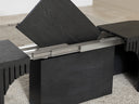 Transformer Round Set | Dining Bench | Smoked Hickory
