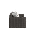 Cabo Loveseat in Soothe Pearl w/ Flange Welt