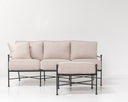 Provence Ottoman in Canvas White w/ Self Welt