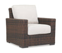 Montecito Club Chair in Canvas Flax w/ Self Welt