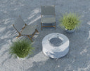 Coastal Teak Cushionless Accent Chair