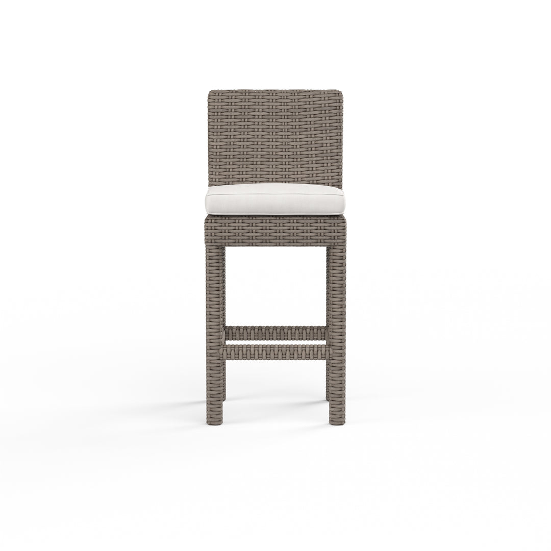 Coronado Barstool in Canvas Flax w/ Self Welt