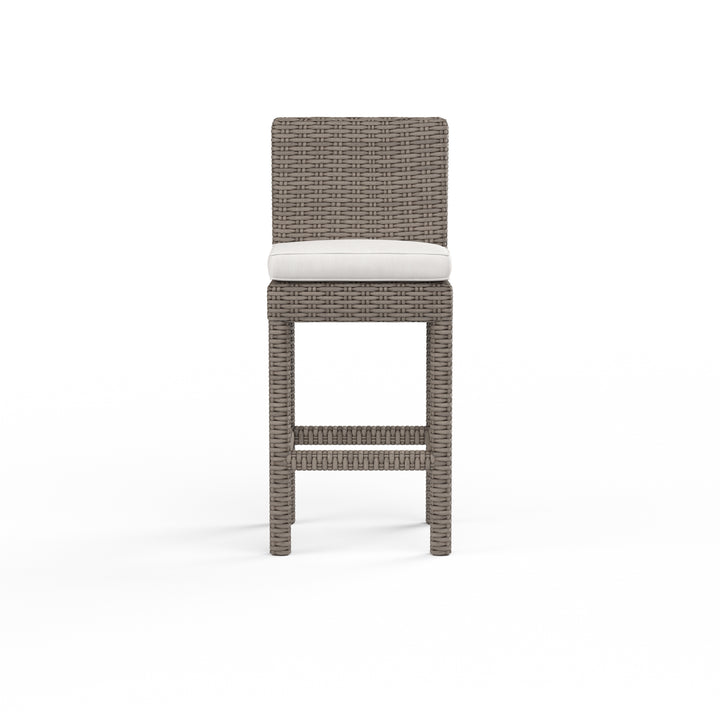 Coronado Barstool in Canvas Flax w/ Self Welt